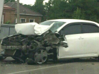 Страшное столкновение Toyota Corolla и "Газели" произошло на Харьковском шоссе в Новочеркасске