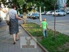 В Новочеркасске женщина выгуливает мальчика на поводке