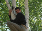 В Новочеркасске парень четыре часа просидел на дереве у пляжа