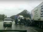 Серьезная авария с пострадавшей автоледи на выезде из Новочеркасска попала на видео