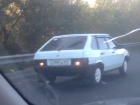 Комичную езду странного автомобиля из Новочеркасска сняли на видео