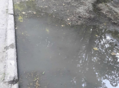 «Лужи нечистот на улице Чехова невозможно откачать из-за маленькой глубины», - администрация Новочеркасска