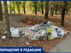 «В центре парка куча мусора», - новочеркасцы