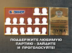 «Блокнот Новочеркасска» предлагает читателям отдать свой голос за наиболее достойную партию