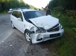 Два новочеркасца на иномарке врезались в опору ЛЭП и получили телесные повреждения