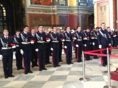 Молодые казаки вступили в ряды Платовской сотни Новочеркасска