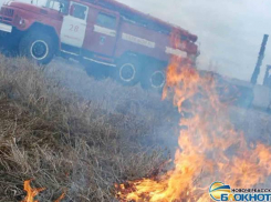 Вокруг Новочеркасска ежедневно тушат степные пожары