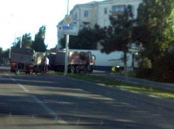 В Новочеркасске три грузовика устроили тройное ДТП