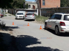 «Шевроле» не поделил узкую дорогу с «Мерседесом» в Новочеркасске