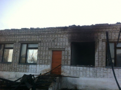  В Октябрьском районе сгорела школа