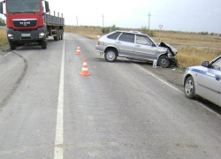 На трассе Новочеркасск – Багаевская «Ока» столкнулась с ВАЗ-2114