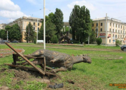 На площади Юбилейной опять сбили "коня"