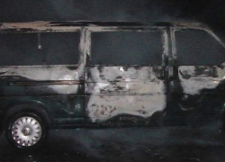 В Новочеркасске на Баклановском сгорел «Фольксваген»