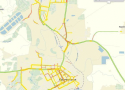 Новочеркасск встал в автомобильных пробках на нечищеных улицах