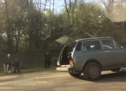 Серьезную аварию с пострадавшей женщиной под Новочеркасском сняли на видео