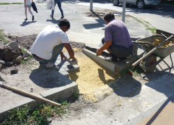 Халтурой назвали укладку плитки в центре Новочеркасска 