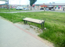 Прогулочная аллея на поселке Октябрьском в Новочеркасске пострадала от рук вандалов