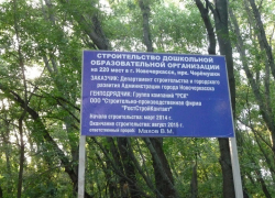 Открытие новых детских садов в Новочеркасске может затянуться