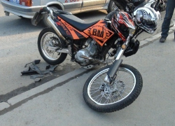 Под Новочеркасском 14-летний мотоциклист врезался в ВАЗ и был госпитализирован