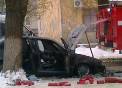 В Новочеркасске сгорела еще одна машина
