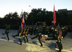 В Новочеркасске прошла вечерняя репетиция парады Победы