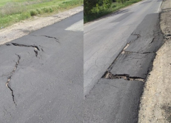 В Новочеркасске подрядчика заставят переделать асфальт на Ростовском выезде