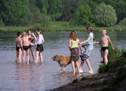 Семнадцать детей обнаружили купающимися без присмотра в водоемах Новочеркасска