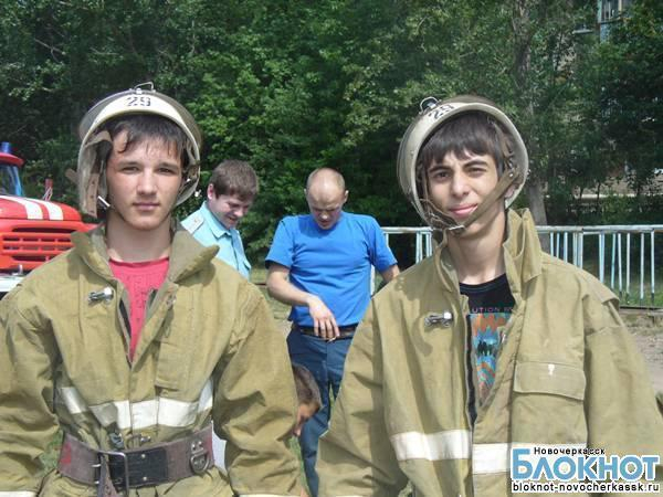 В Новочеркасске прошли соревнования дружин юных пожарных