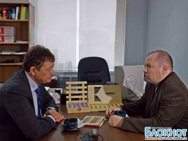 Мэр Новочеркасска посетил редакцию «Блокнота» и обсудил с главным редактором городские проблемы