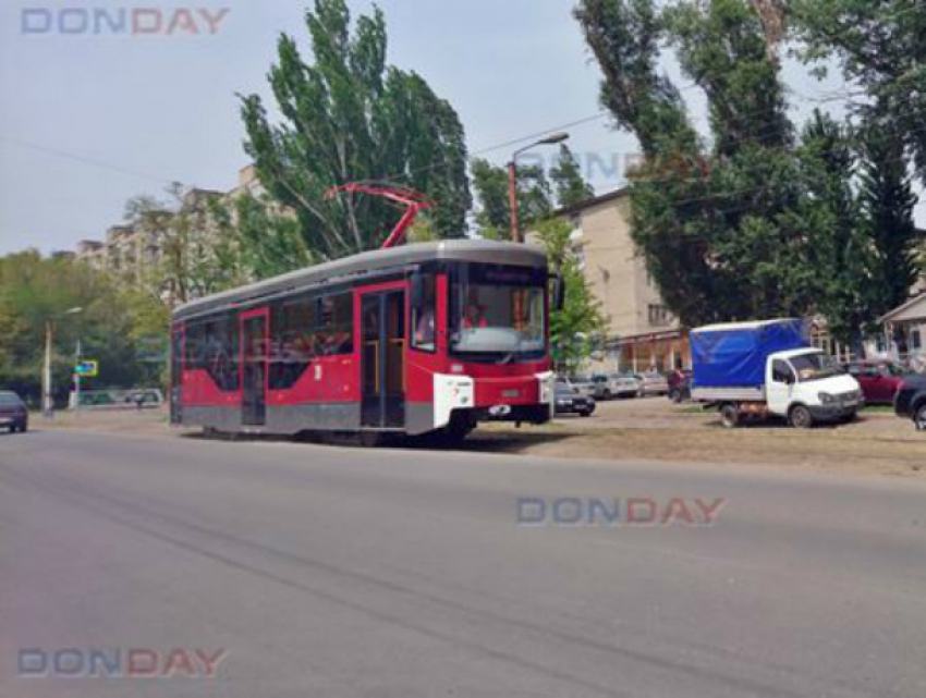 В День Победы по Новочеркасску проехали новые трамваи