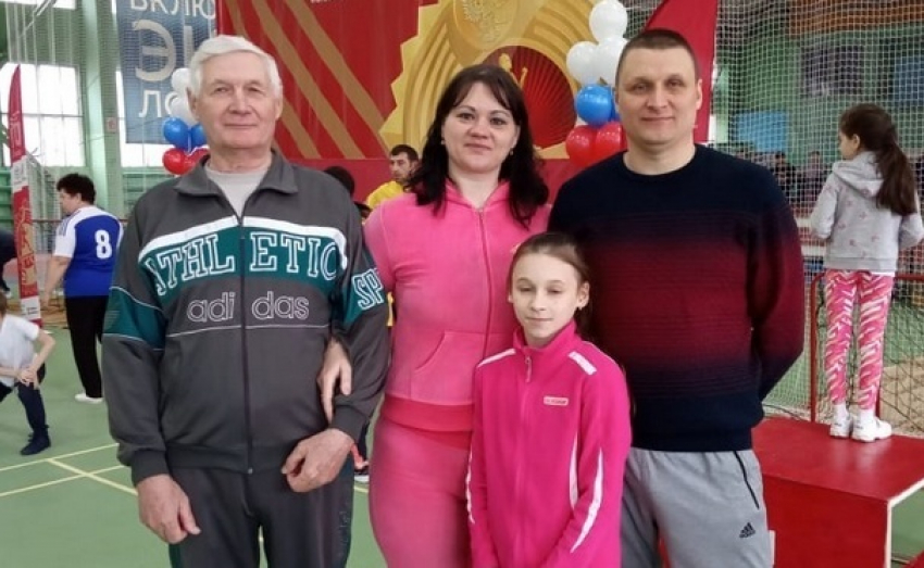 Семья из Новочеркасска стала призером Зимнего фестиваля ГТО
