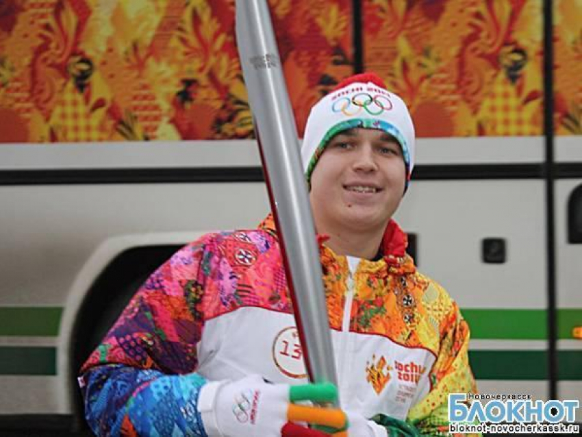 Новочеркасец пронес олимпийский огонь по Тамбову