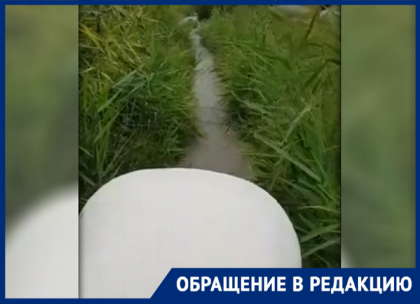«Единственная пешеходная дорога превратилась в “козью” тропу», - жительница Новочеркасска