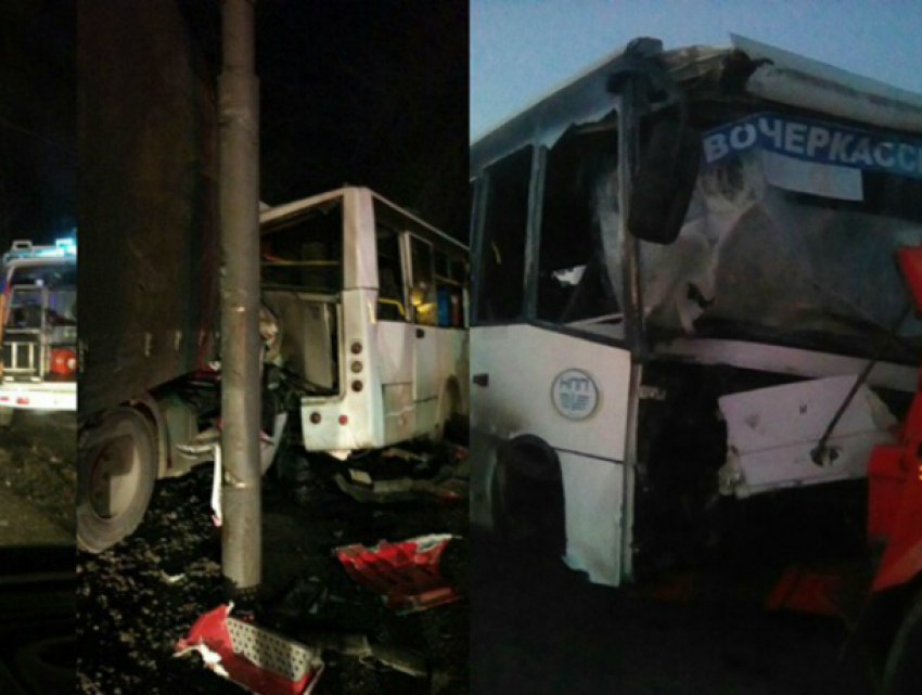 Шесть человек пострадали в жутком ДТП с участием грузовика и автобуса под Новочеркасском