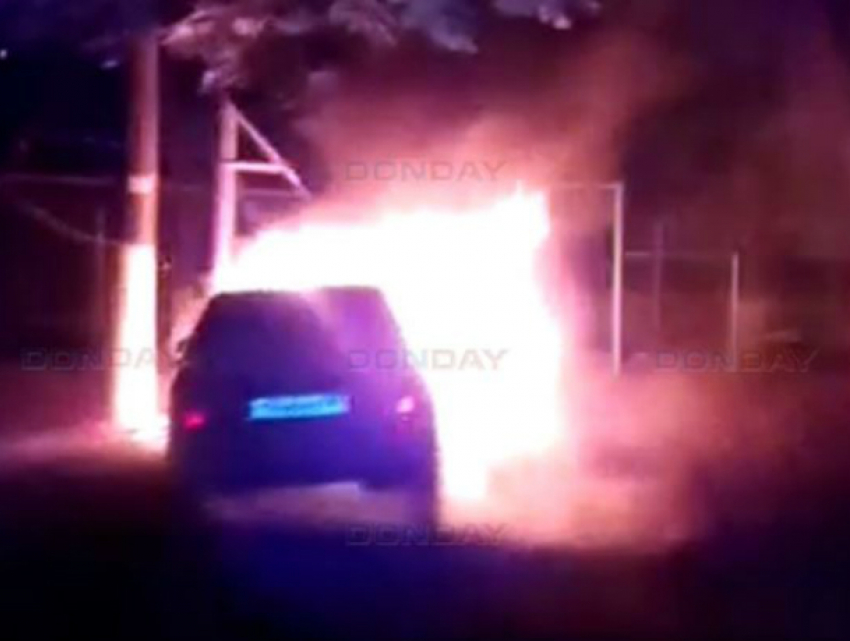 В Новочеркасске сгорел очередной автомобиль