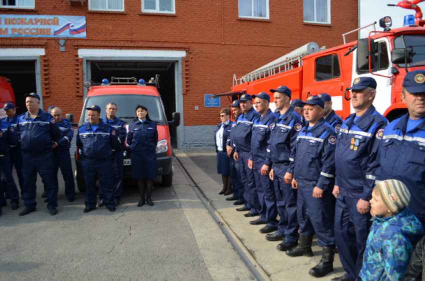 В Новочеркасске пожарная часть микрорайона Донской получила новые пожарные машины 