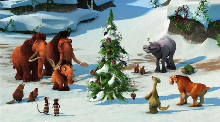 The-Ice-Age-gang-around-their-Christmas-tree.jpg